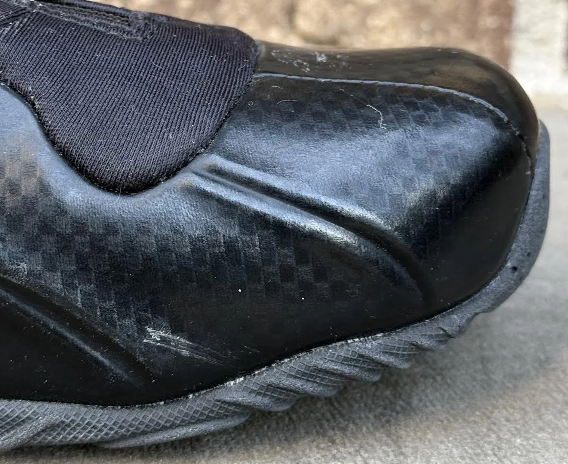 Nike Air Flightposite 2014 Black / Metallic Silver (Size 11